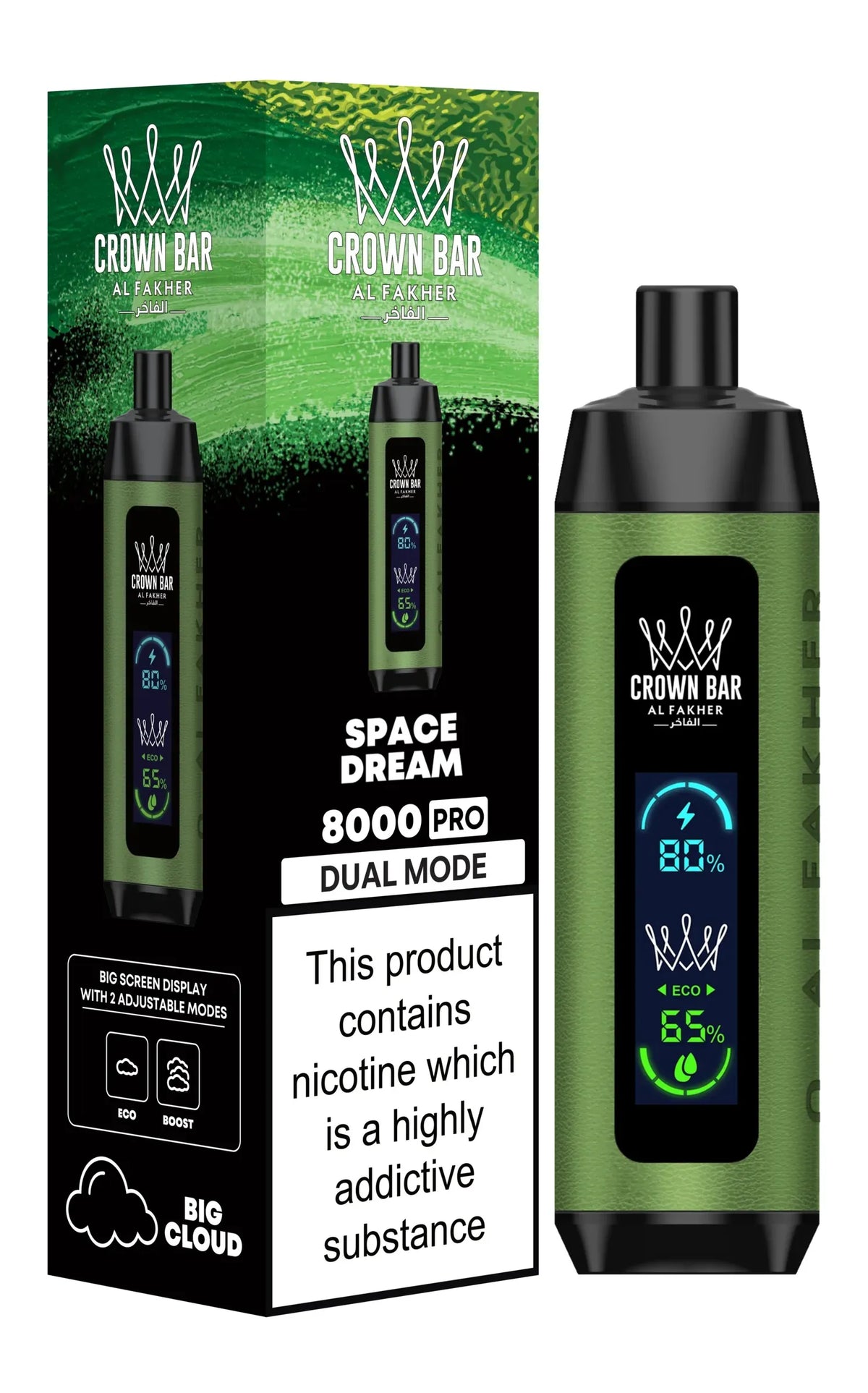 Al Fakher Crown Bar 5% Nicotine 8000k SPACE DREAM