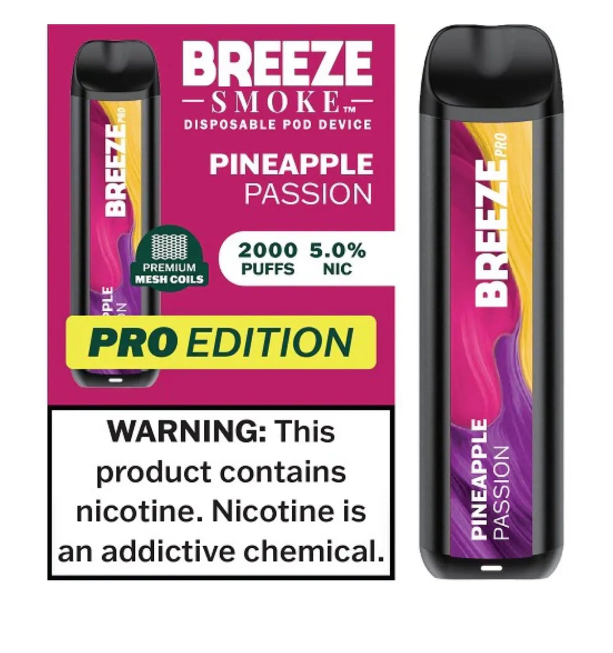 Breeze pro pineapple passion