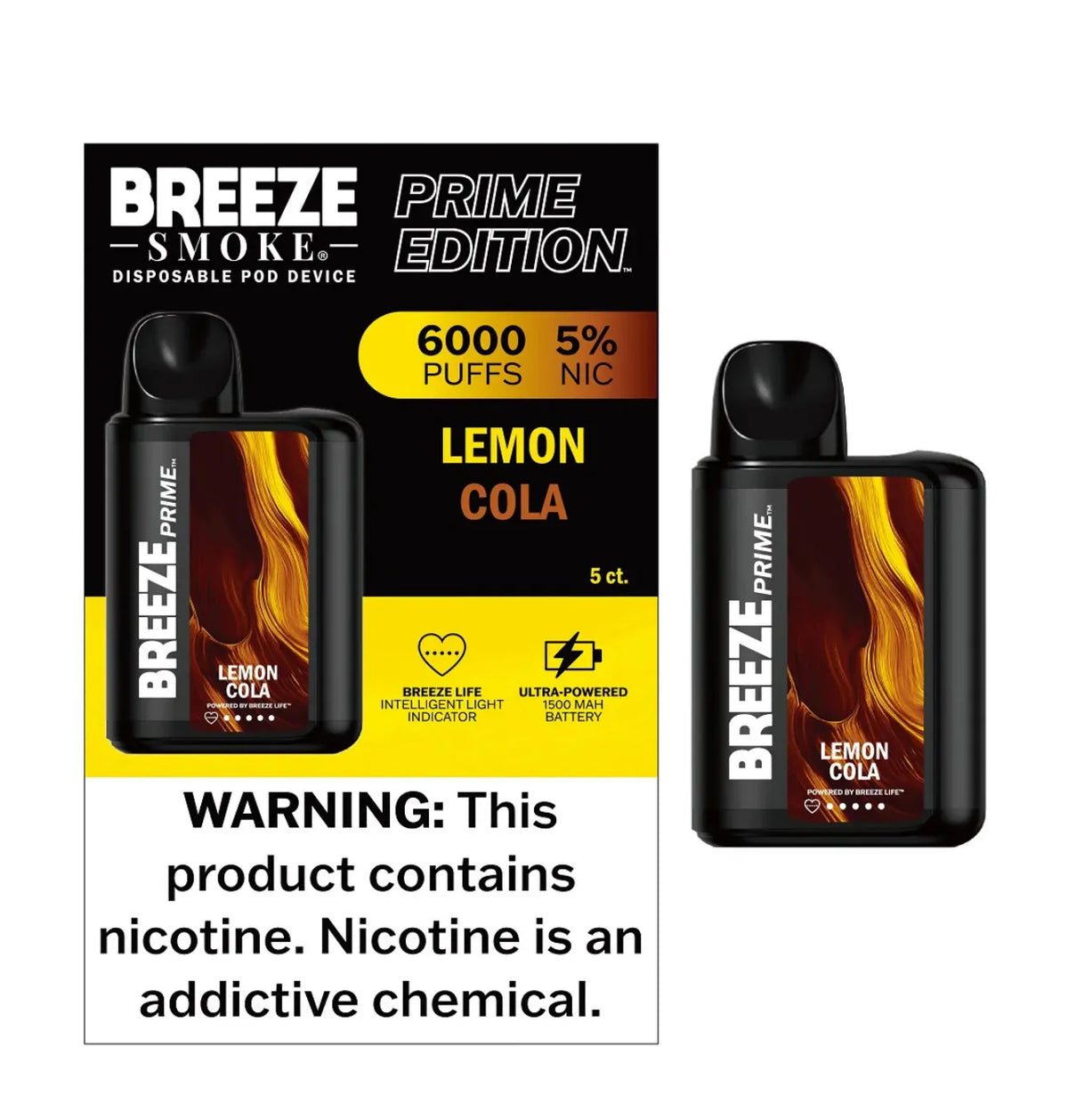 Breeze prime Lemon cola