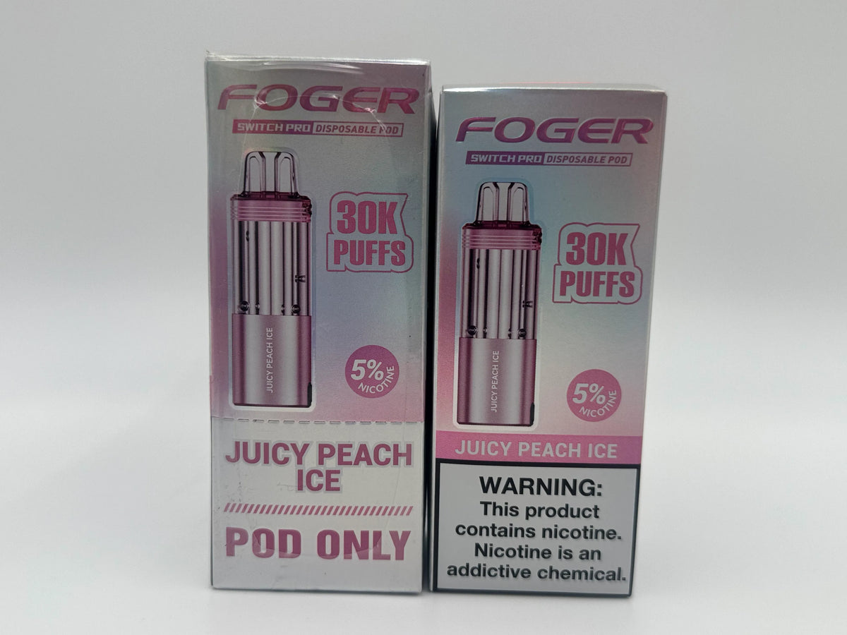FOGER disposable pod juicy peach ice