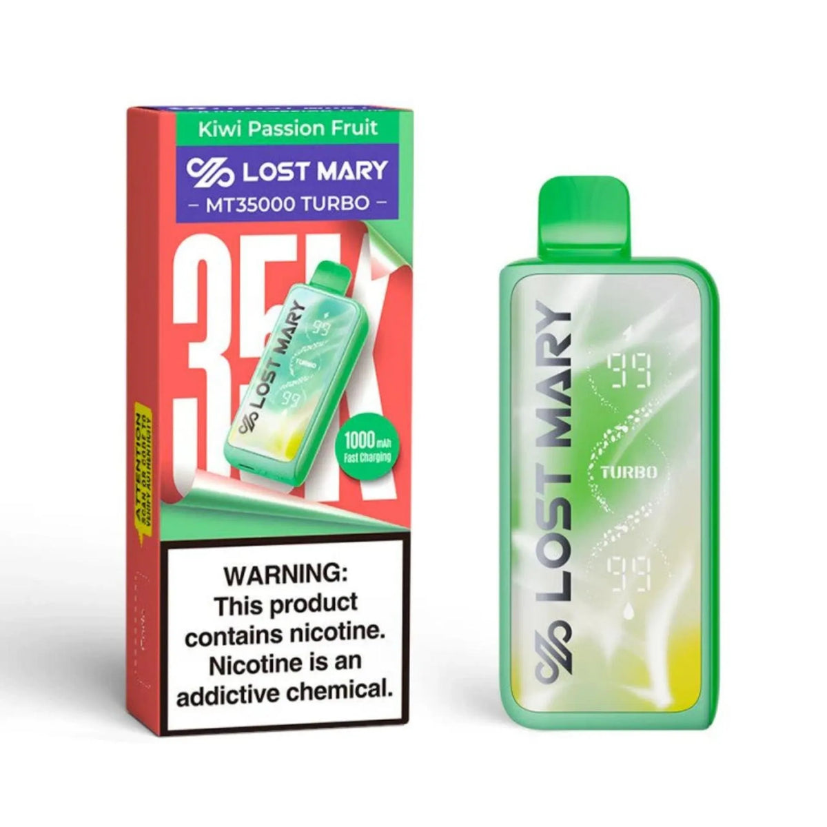 LOST MARY-MT35K TURBO- KIWI PASSION FRUIT