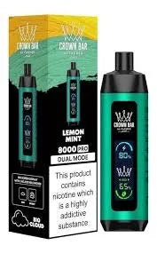 Al Fakher Crown Bar 5% Nicotine 8000k LEMON MINT