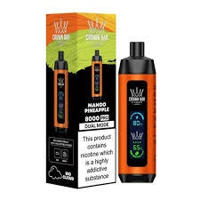 Al Fakher Crown Bar 5% Nicotine 8000k PINEAPPLE ICE