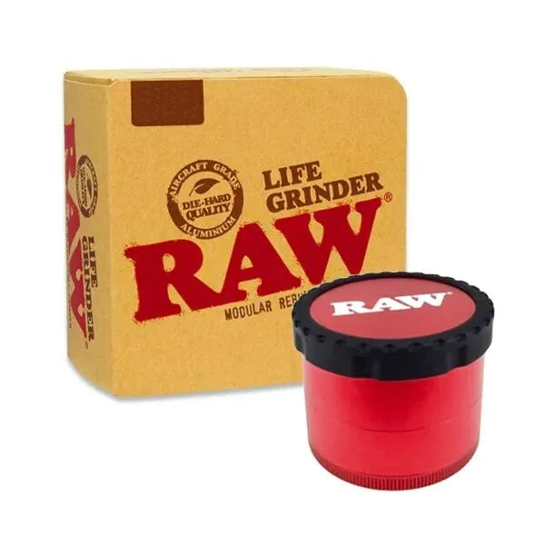 Raw 4pc Life Grinder (RED)